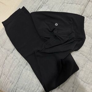 Lululemon black align leggings 23"